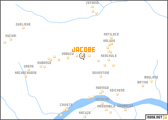 map of Jacobe