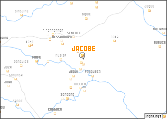 map of Jacobe