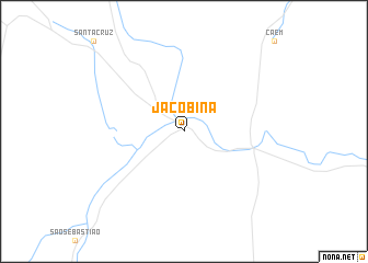 map of Jacobina