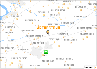 map of Jacobstown