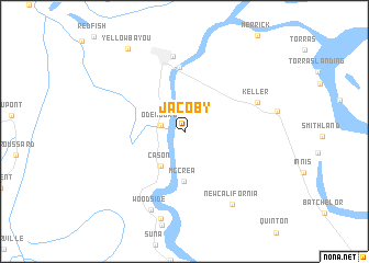 map of Jacoby