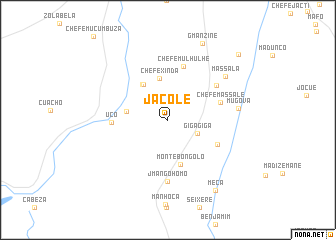 map of Jacole