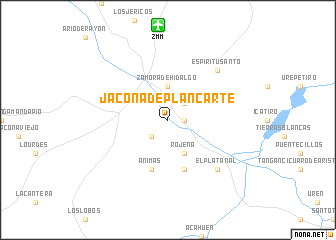 map of Jacona de Plancarte