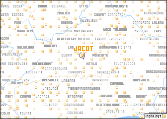 map of Jacot