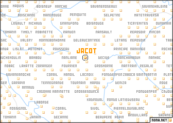 map of Jacot