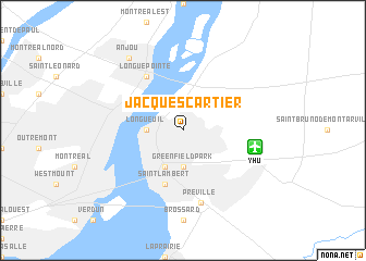 map of Jacques-Cartier