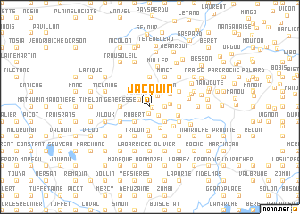 map of Jacquin