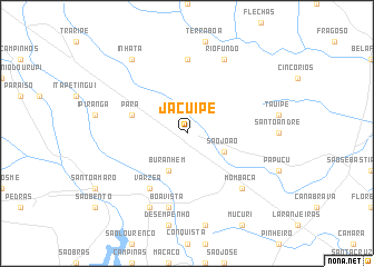 map of Jacuípe