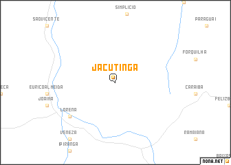 map of Jacutinga