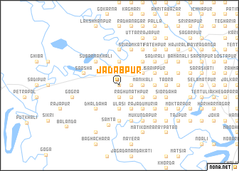 map of Jādabpur