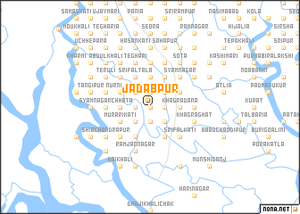 map of Jādabpur