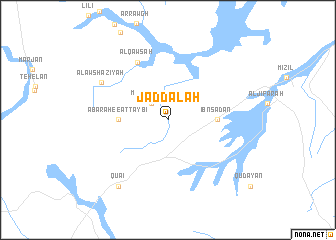 map of Jaddālah