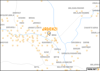 map of Jadeh Zī