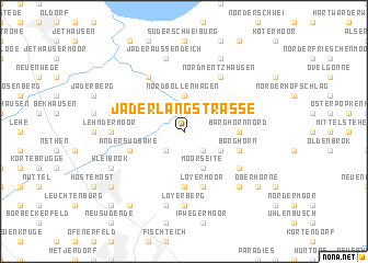 map of Jaderlangstraße