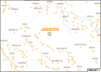 map of Jadovnik