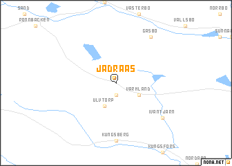 map of Jädraås