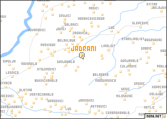 map of Jadrani