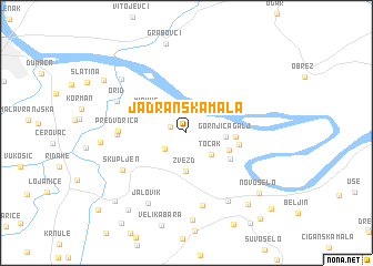 map of Jadranska Mala