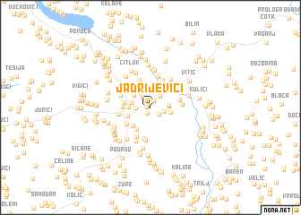 map of Jadrijevići