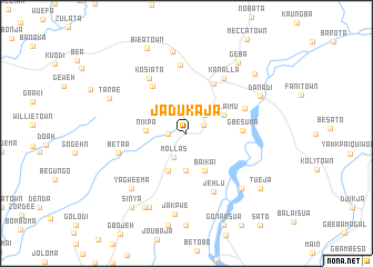 map of Jadukaja