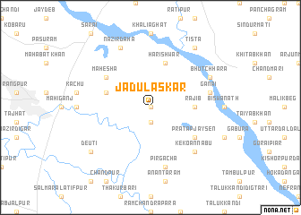 map of Jādu Laskar