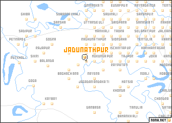 map of Jadunāthpur