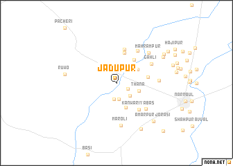 map of Jādūpur
