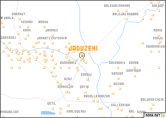 map of Jādū Zehī