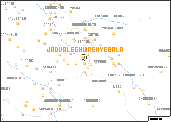 map of Jadval-e Ghūreh-ye Bālā