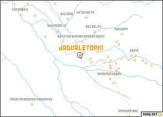 map of Jadval-e Torkī