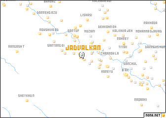 map of Jadval Kān