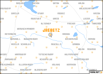 map of Jaebetz