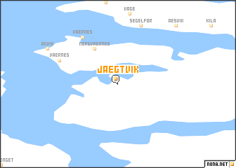 map of Jægtvik