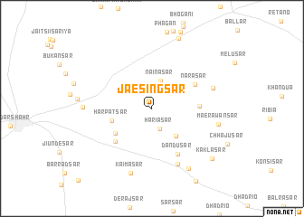 map of Jaesingsar