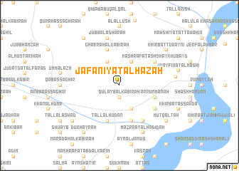 map of Ja‘fanīyat al Ḩāzah