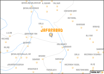 map of Ja‘farābād