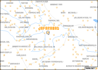 map of Ja‘farābād