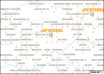 map of Ja‘farābād