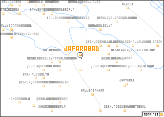 map of Ja‘farābād