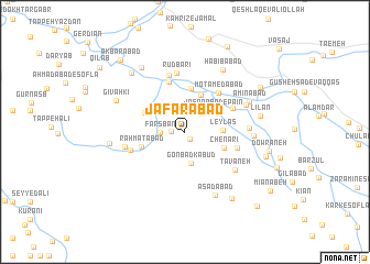 map of Ja‘farābād