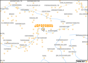 map of Ja‘farābād