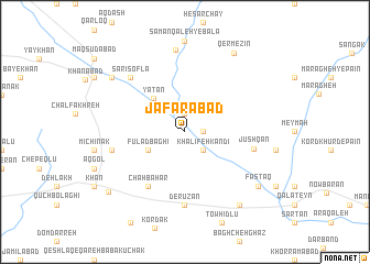 map of Ja‘farābād