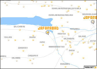 map of Ja‘farābād