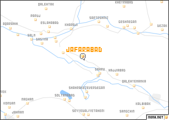 map of Ja‘farābād