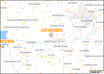 map of Ja‘farābād