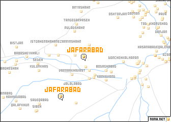 map of Ja‘farābād
