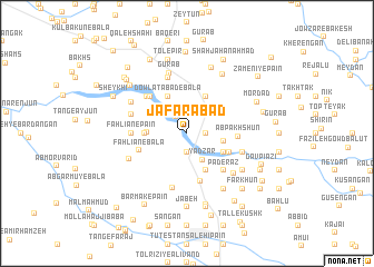 map of Ja‘farābād