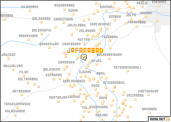 map of Ja‘farābād