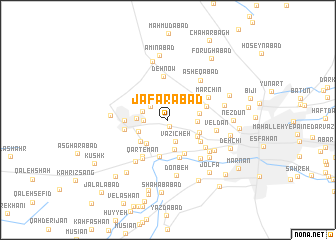 map of Ja‘farābād