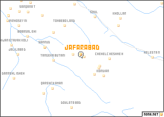 map of Ja‘farābād